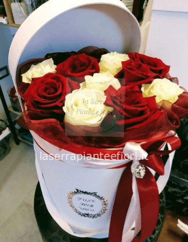Flower box grande 12 rose