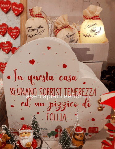 Cuore con frase