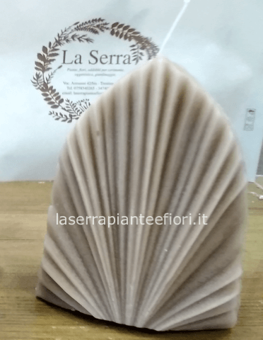 Candela greige plissettata